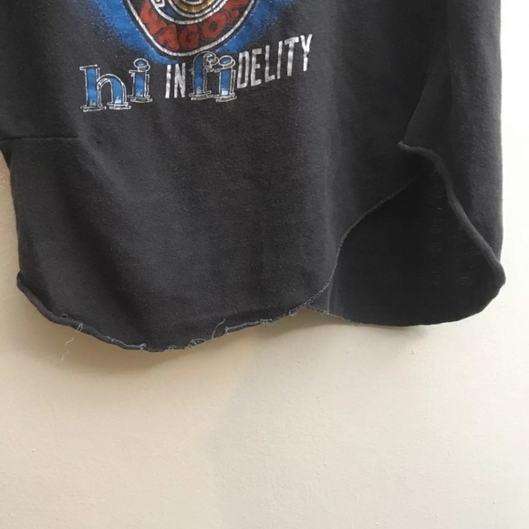 Vtg Early 1980s REO Speedwagon "hi infidelity" Black/White T-Shirt No Size Tag - Picture 6 of 8